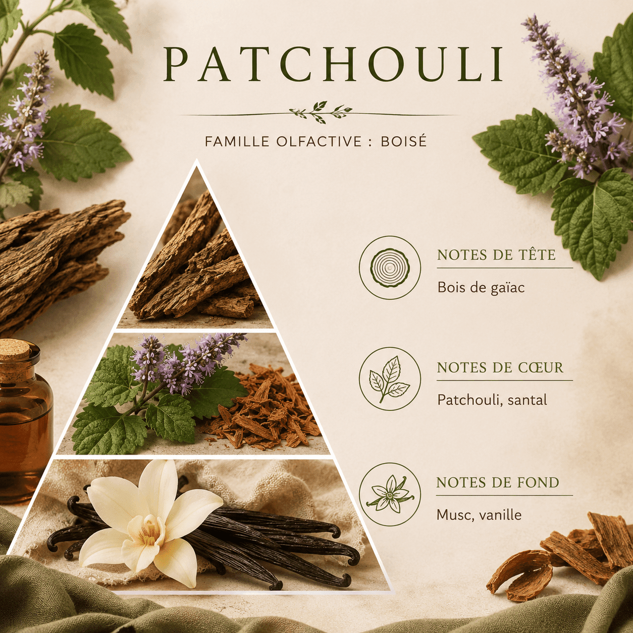 Parfum d'intérieur non toxique VerdePure Patchouli