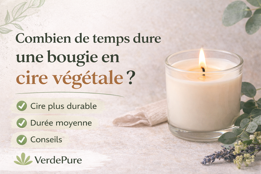 bougie en cire végétale