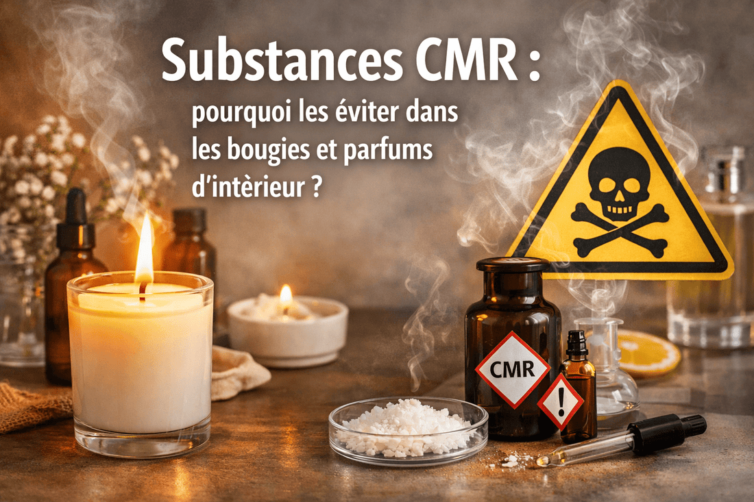 Substances CMR : pourquoi les éviter dans les bougies et parfums d’intérieur ? - VerdePure | Bougies et Parfums d'intérieur