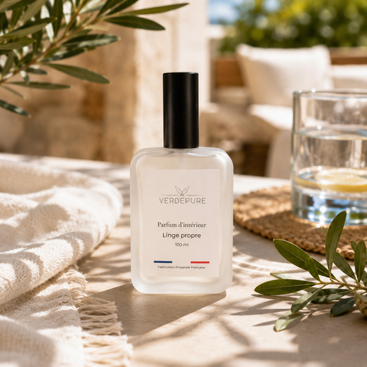 Parfum d'intérieur non toxique linge propre