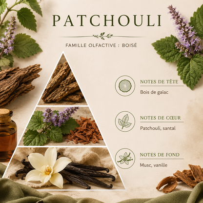 Parfum d'ambiance non toxique patchouli
