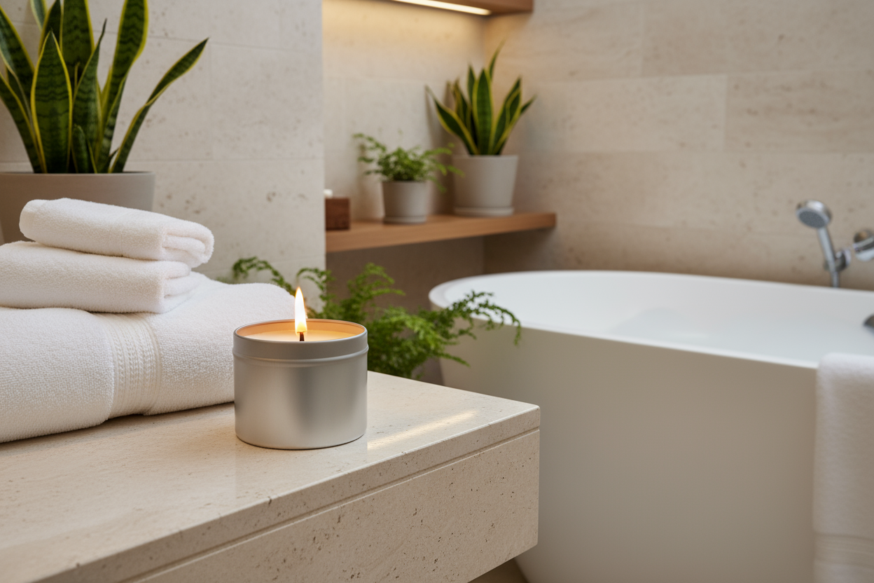 Mini bougie ambiance spa