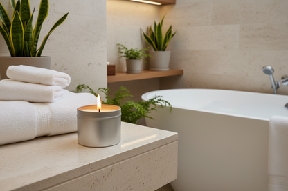 Mini bougie ambiance spa