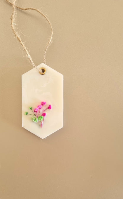 Suspension parfumée en cire végétale